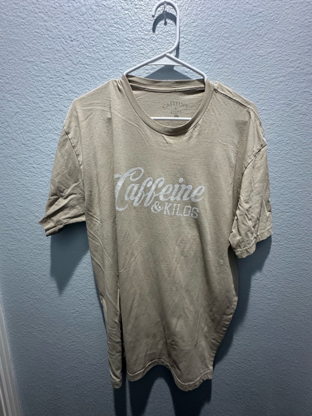 Men's Caffeine and Kilo Beige Tee